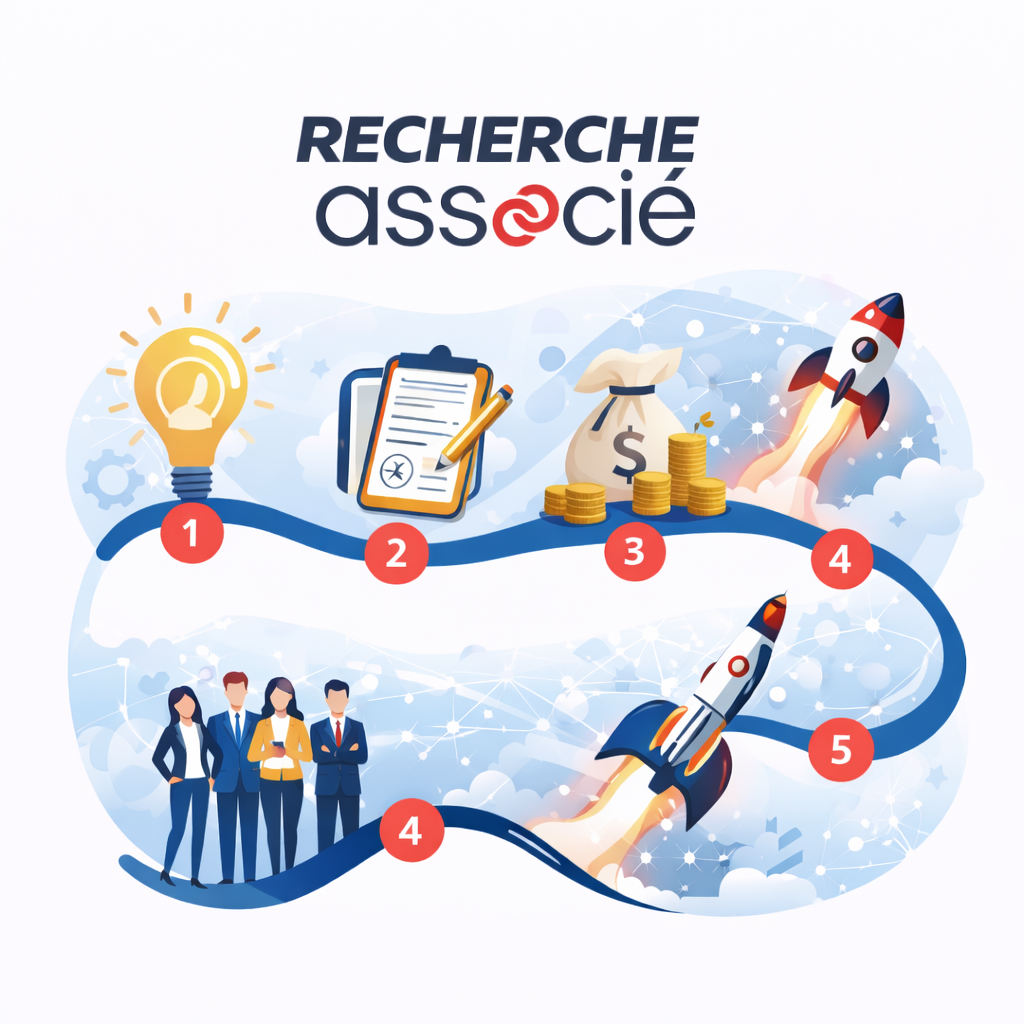 Créer une startup : les étapes clés et l’importance de trouver un(e) associé(e)